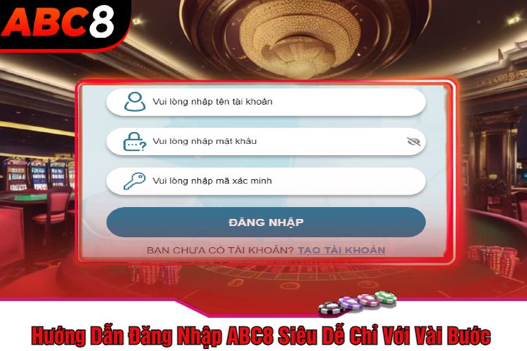 Hướng Dẫn Đăng Nhập ABC8 Siêu Dễ Chỉ Với Vài Bước 