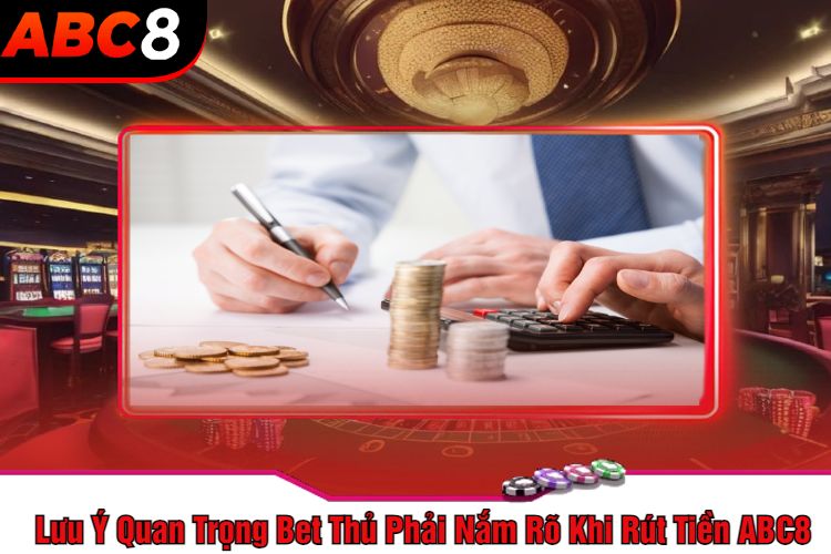 Lưu Ý Quan Trọng Bet Thủ Phải Nắm Rõ Khi Rút Tiền ABC8